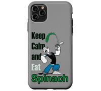 Custodia per iPhone 11 Pro Max Popeye The Sailor Man Keep Calm & Eat Spinaci Retro Fumetto