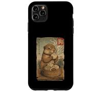 Custodia per iPhone 11 Pro Max Prairie Dog Tamales Inspired Nikuman Series Kawaii Ukiyo