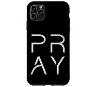 Custodia per iPhone 11 Pro Max Pray God Jesus Christ Faith Prayer Religious Christian