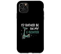 Custodia per iPhone 11 Pro Max Preferirei essere sui miei conducenti di biciclette elettriche per veicoli elettrici