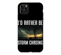 Custodia per iPhone 11 Pro Max Preferirei essere tempesta a caccia di Tornado Chaser Meteo