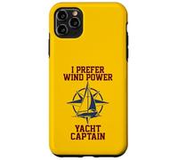 Custodia per iPhone 11 Pro Max Preferisco lo yacht a energia eolica Captain Sailing Compass
