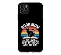 Custodia per iPhone 11 Pro Max Prenota Mom Cat Lover Solo il mio libro e il mio gatto