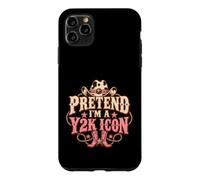 Custodia per iPhone 11 Pro Max Pretend I' Y2K Icon Cowgirl Cappello Western Stivali