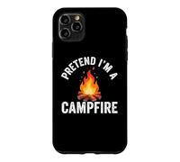 Custodia per iPhone 11 Pro Max Pretend I'm Campfire Camping Holiday Funny Halloween Costume