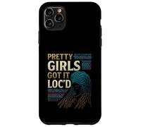 Custodia per iPhone 11 Pro Max Pretty Girls Got It Loc'd capelli naturali Locs Fiducia Stile