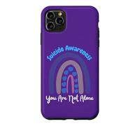 Custodia per iPhone 11 Pro Max Prevenzione della consapevolezza del suicidio Rainbow You Are Not Alone Love