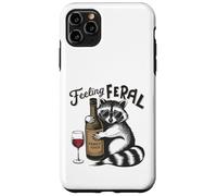Custodia per iPhone 11 Pro Max Procione selvatico che tiene il succo fantasia