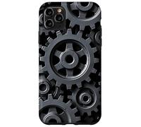 Custodia per iPhone 11 Pro Max Progettazione astratta di precisione di ingegneria industriale del sistema