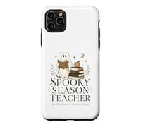 Custodia per iPhone 11 Pro Max Progettazione del piano di lezione di Halloween Teacher Spooky Ghost Book Lover