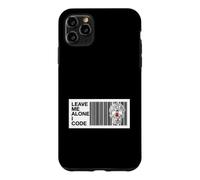 Custodia per iPhone 11 Pro Max Programmer Leave Me Alone I Code Circuit Skull