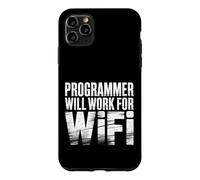 Custodia per iPhone 11 Pro Max Programmer Will Work For WiFi Coding Programming -
