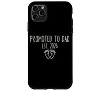 Custodia per iPhone 11 Pro Max Promosso a papà Est. 2026 con grafica Baby Feet