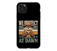 Custodia per iPhone 11 Pro Max Proteggiamo All'alba Wildlife Otter