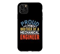 Custodia per iPhone 11 Pro Max Proud Brother Of A Mechanical Engineer Funny Engineering