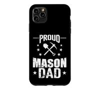 Custodia per iPhone 11 Pro Max Proud Mason Dad Edilizia Padre Massoneria