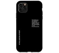 Custodia per iPhone 11 Pro Max Proverbi 23, Padre dei Giusti, Festa del papà cristiano