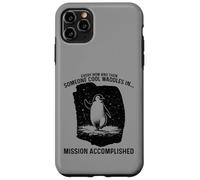 Custodia per iPhone 11 Pro Max Qualcuno Cool Waddles In Penguin Confidence