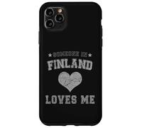 Custodia per iPhone 11 Pro Max Qualcuno in Finlandia mi ama finlandese