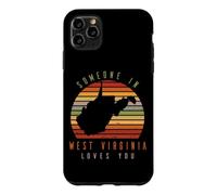 Custodia per iPhone 11 Pro Max Qualcuno in West Virginia ama voi Vintage State Retro