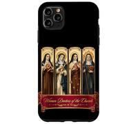 Custodia per iPhone 11 Pro Max Quattro donne dottoresse della Chiesa sante cattoliche Teresa