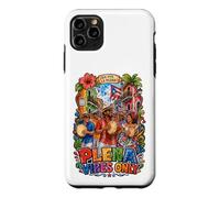 Custodia per iPhone 11 Pro Max ¡Que Viva La Plena! Plena Vibes Only Musica portoricana