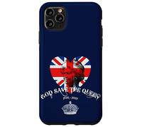 Custodia per iPhone 11 Pro Max Queen Elizabeth II save the queen memoriam 1926 - 2022 Love