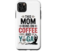 Custodia per iPhone 11 Pro Max Questa Mamma Si Nutre Di Caffè, Appassionata Di Yoga E