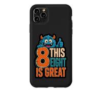 Custodia per iPhone 11 Pro Max Questo otto è un grande mostro vibrazioni di compleanno