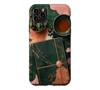 Custodia per iPhone 11 Pro Max Quiet Journal Natura morta per tè e piante