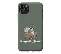 Custodia per iPhone 11 Pro Max Raccoon Licensed Listener Therapy School Graduation