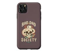 Custodia per iPhone 11 Pro Max Rad Axolotl Dad Skull Head Society Funny Anfibio