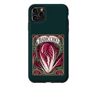 Custodia per iPhone 11 Pro Max Radicchio Art Nouveau Vintage Vegetale Design