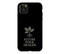 Custodia per iPhone 11 Pro Max Radici curative a base di erbe saggezza naturale pianta medicina vita