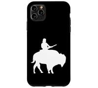 Custodia per iPhone 11 Pro Max Ragazzo su un Buffalo Silhouette