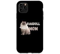 Custodia per iPhone 11 Pro Max Ragdoll Cat Mamma Divertente Gatto Proprietario Amante San Valentino