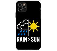 Custodia per iPhone 11 Pro Max Rain Over Sun Amante Pioggia Accogliente