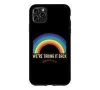 Custodia per iPhone 11 Pro Max Rainbow We're Taking It Really Back - Versetto biblico cristiano