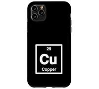 Custodia per iPhone 11 Pro Max Rame, Cu - Tavola periodica degli elementi Science Gifts
