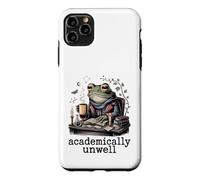 Custodia per iPhone 11 Pro Max Rana accademicamente malato studio nerd