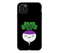 Custodia per iPhone 11 Pro Max Rapa vegetali divertenti alimenti alimentari semplice rapa
