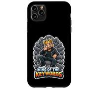 Custodia per iPhone 11 Pro Max Re Delle Parole Chiave Divertente SEO Marketer Uomini