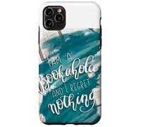 Custodia per iPhone 11 Pro Max Reading Quote For Book Lover And Librarian Cute Book Pattern
