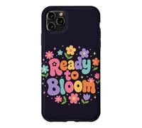 Custodia per iPhone 11 Pro Max Ready To Bloom Amante della Lettura Floreale Retro Bookworm