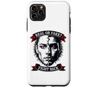 Custodia per iPhone 11 Pro Max Reale o Falso Cercatore di Verità Graphic Tee Domanda Realtà