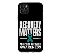 Custodia per iPhone 11 Pro Max Recovery Matters Drug Alcol Addiction Awareness Teal