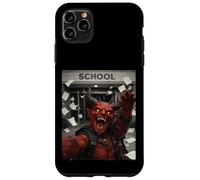 Custodia per iPhone 11 Pro Max Red Devil, meme selfie divertente, ultimo giorno di scuola