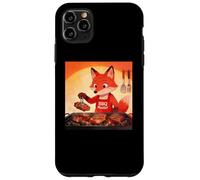 Custodia per iPhone 11 Pro Max Red Fox Cooking Grill BBQ Funny Gift Red Fox