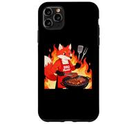 Custodia per iPhone 11 Pro Max Red Fox Cooking Grill BBQ Funny Gift Red Fox