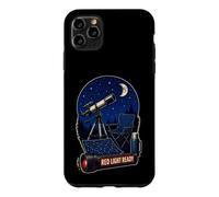 Custodia per iPhone 11 Pro Max RED LIGHT READY Notte di Astronomia Telescopio Attrezzatura